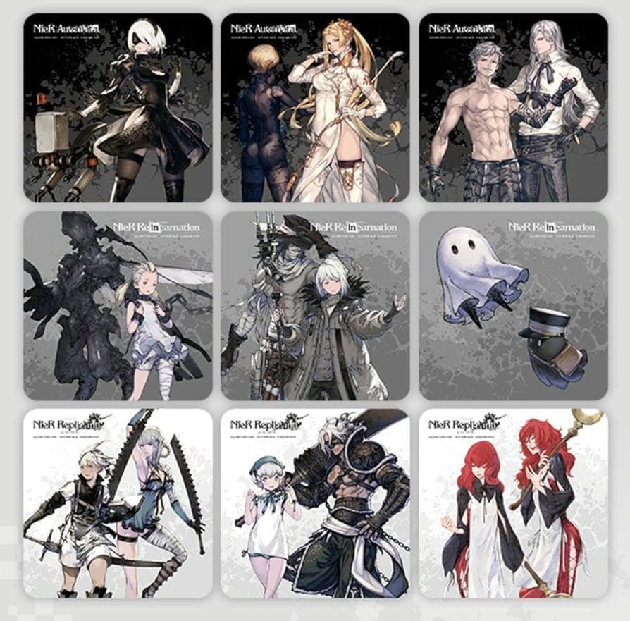 ニーアシリーズランチョンマットフルコンプスクエニカフェ