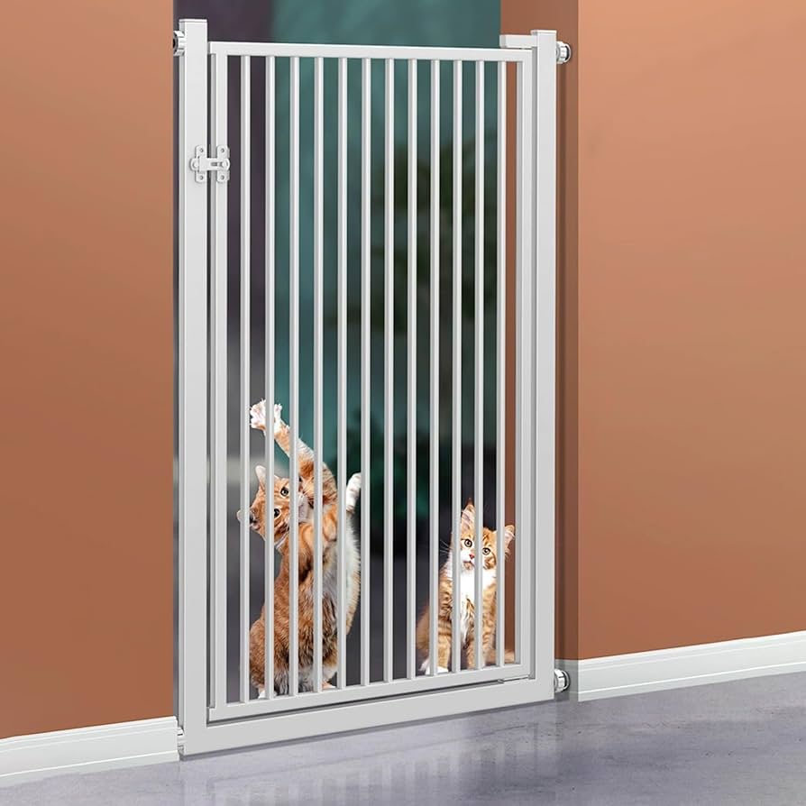 Amazon.co.jp: ペットゲート ベビーゲート ペットフェンス 猫脱走防止