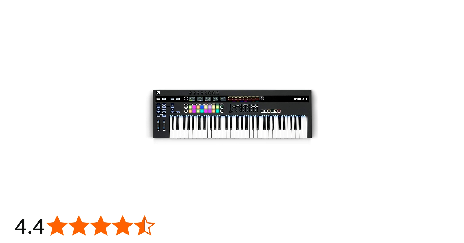 Amazon.co.jp: novation 61SL MkIII 8トラックシーケンサー搭載 MIDI