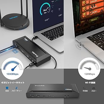 Amazon.co.jp: WAVLINK USB-C シングル5K/デュアル 4K@60Hz
