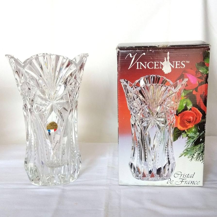 Amazon.co.jp: Cristal de France VINCENNES 佐々木クリスタル花瓶