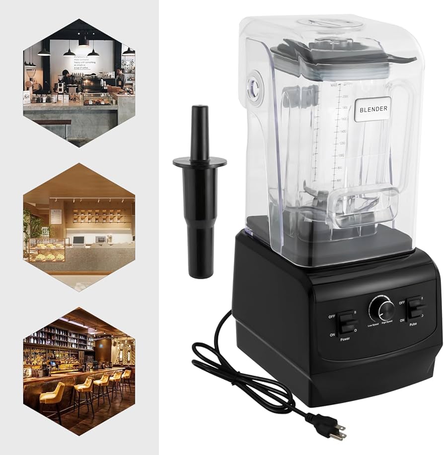 Amazon.com: Soundproof Blender,110V 2200W 2.2L Commercial Fruit