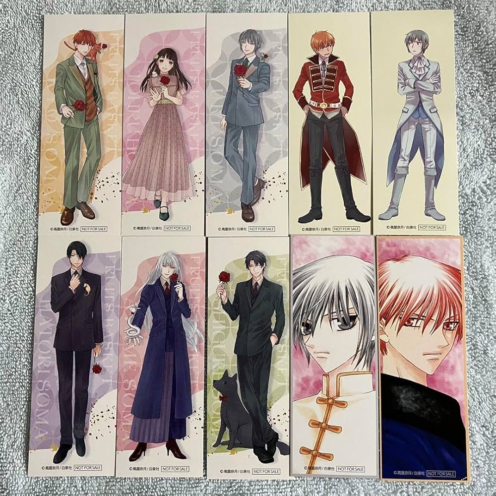 Amazon | フルーツバスケット 25周年 フルバ しおり 透 由希 夾 紫呉