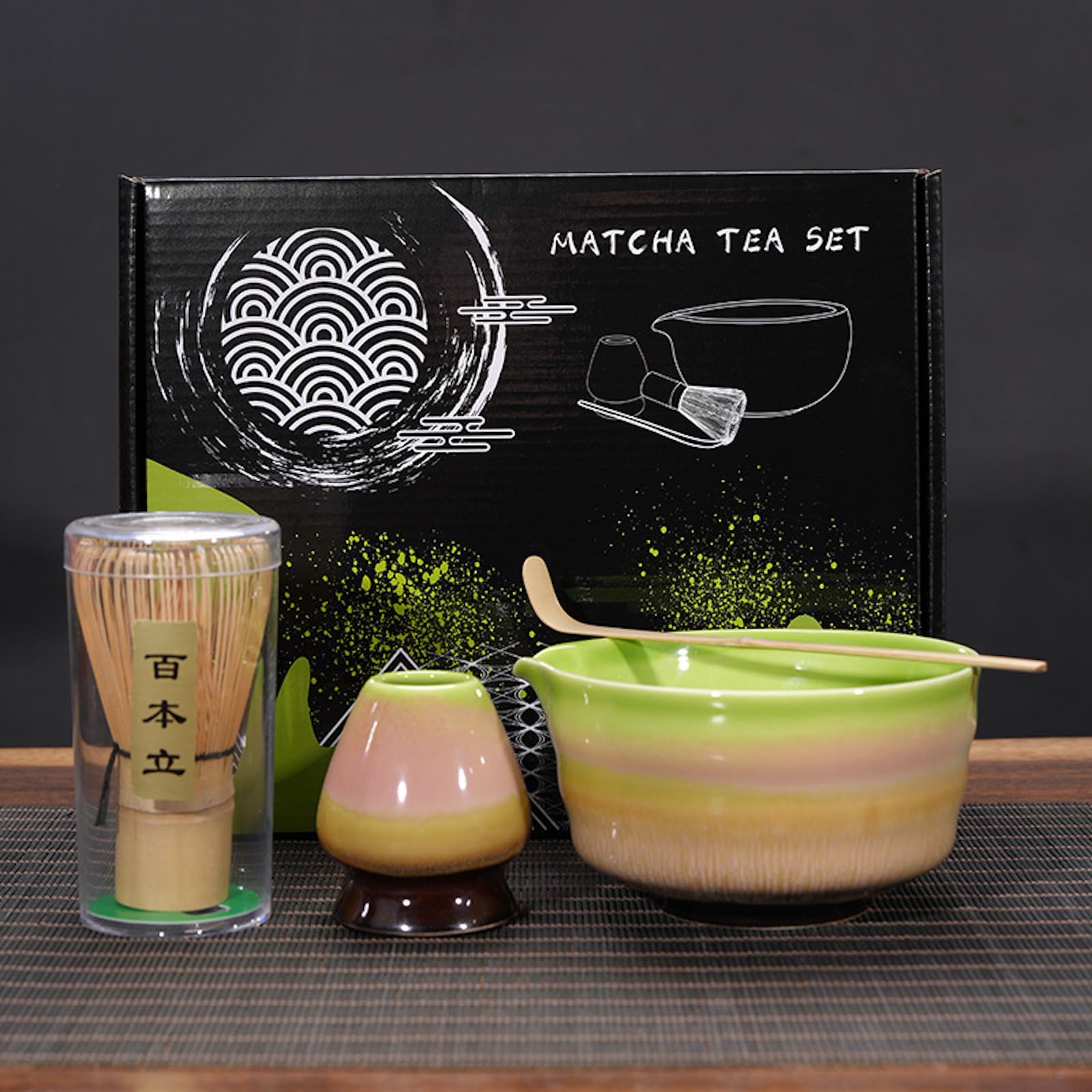 茶道具 陶器製茶碗2点棗1点セット お点前 お茶席 茶道具 お茶席 抹茶