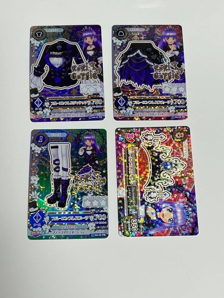 アイカツ ブルーエンブレスコーデ 4枚セット 4枚 アイカツPRカード