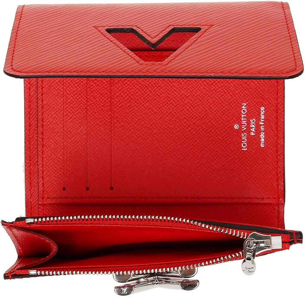 Amazon | [ルイヴィトン] 二つ折り財布 レディース M64413 レッド