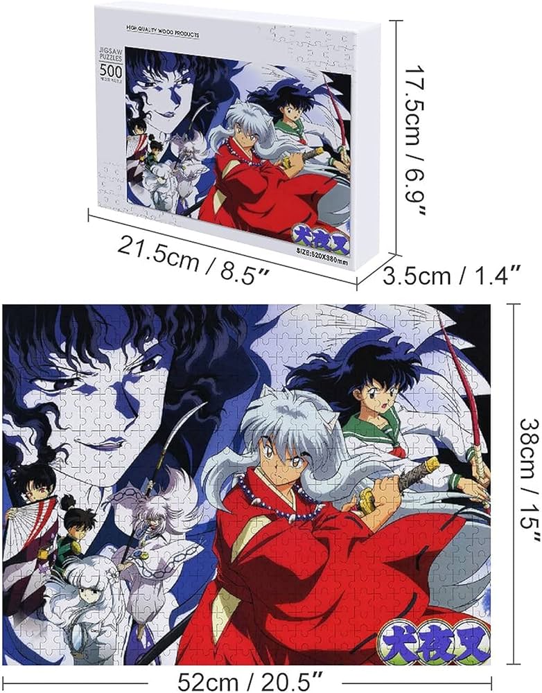 Amazon | 500/1000ピース 犬夜叉 ジグソーパズル 面白い 木のパズル