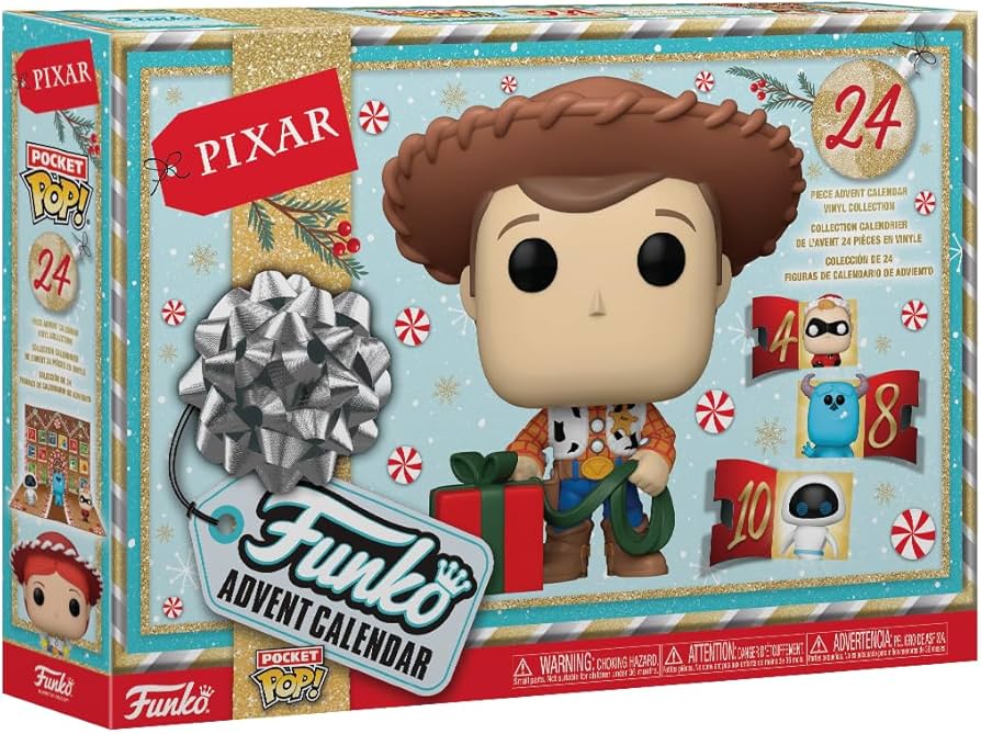 Funko Pop! Advent Calendar: Pixar 2024, 24 Pocket Pop! Vinyl