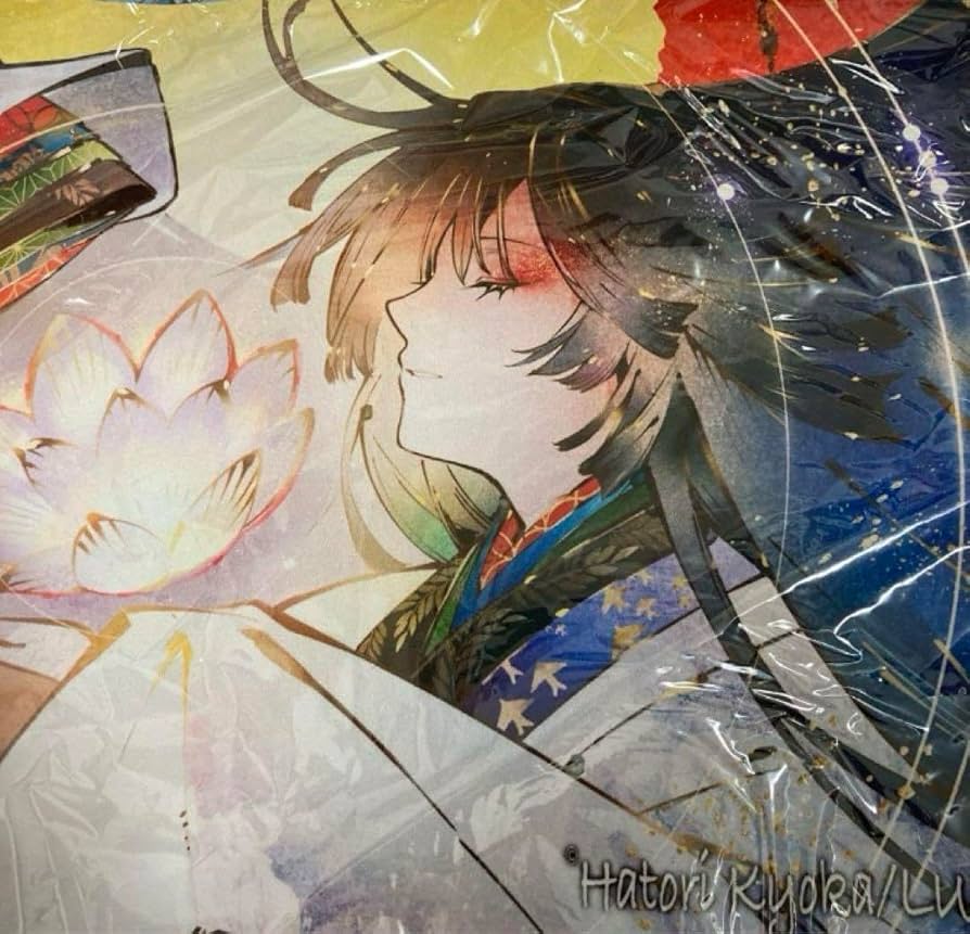 未使用】匈歌ハトリ氏 描き下ろしイラストプレイマット[横型] 夕焼け