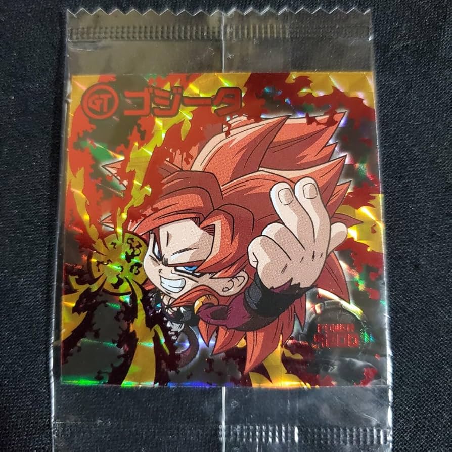 ドラゴンボールシール ウエハース WGS ゴジータ×孫悟空 BANDAI