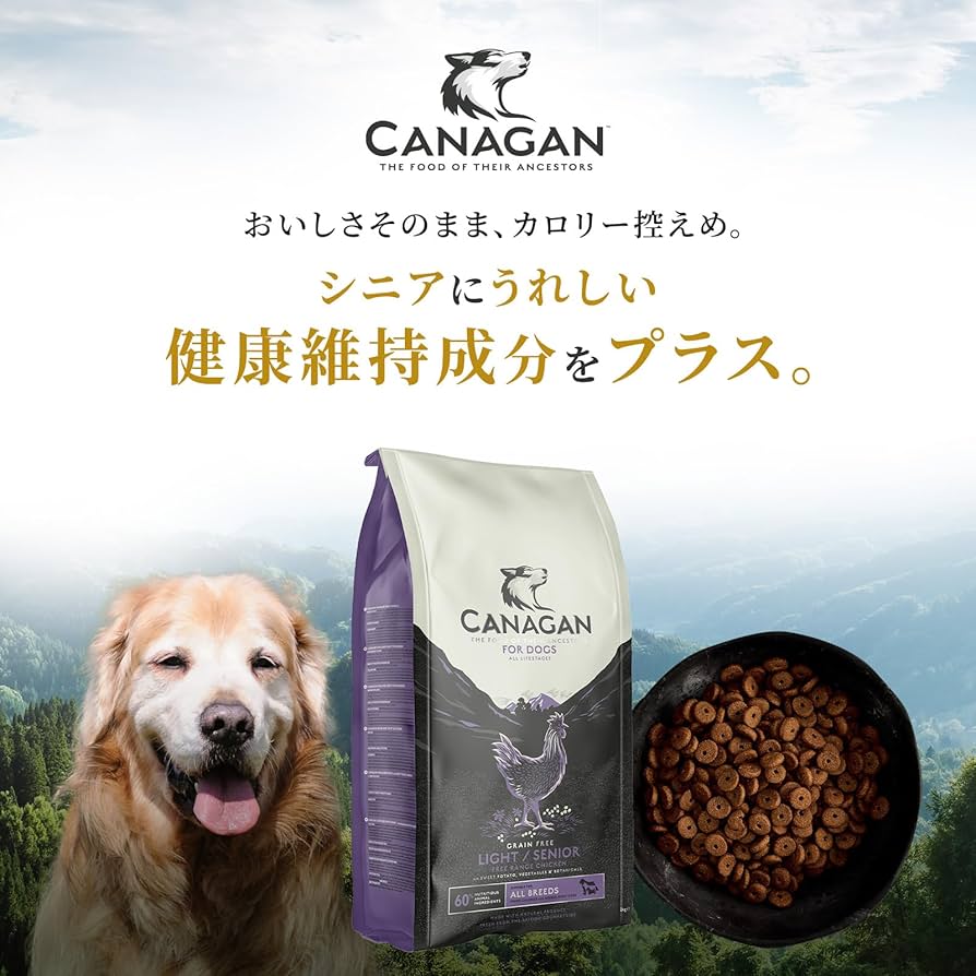 Amazon.co.jp: カナガン ドッグフード チキン シニア用 (1.5kg