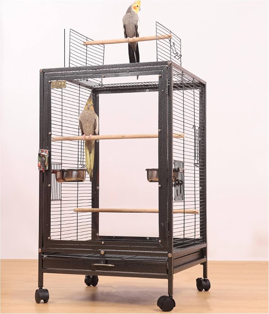 クリアアクリル鳥かご 複数飼い大型インコ ケージ セキセイイ