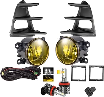 Amazon | CJWUHAO トヨタ ZN6 86 後期型 フォグランプ イエローレンズ