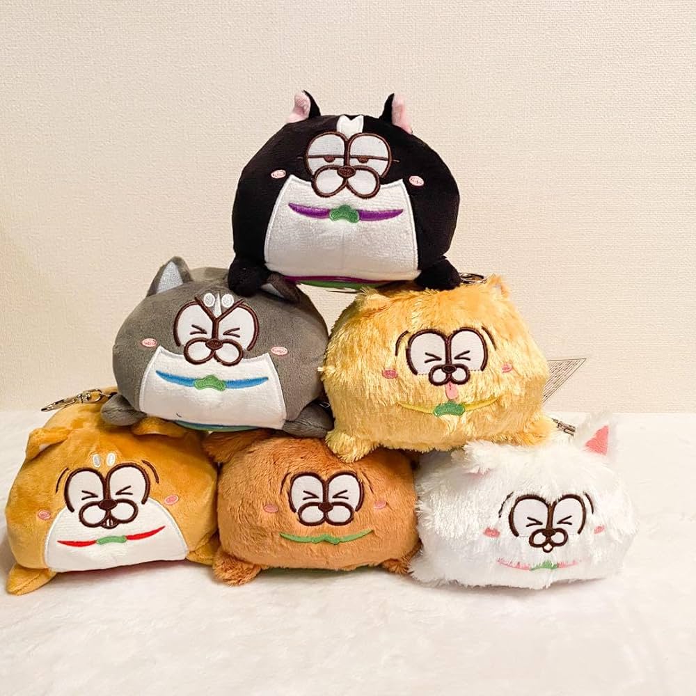 Amazon.co.jp: おそ松さん 松犬 まついぬ リール ぬいぐるみパスケース