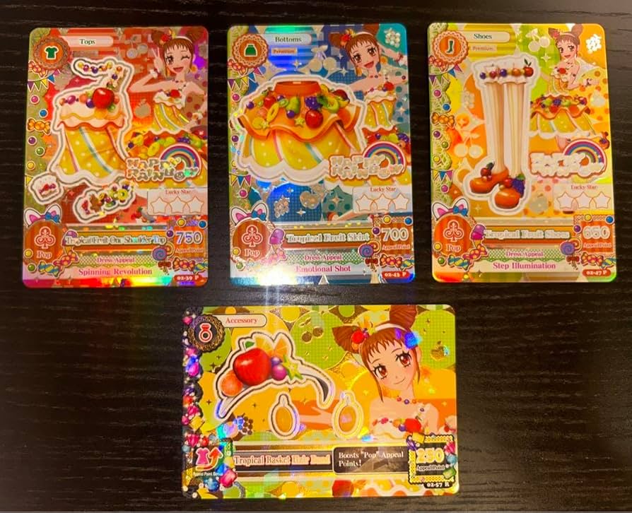 Amazon.co.jp: アイカツ海外版 トロピカル バスケット コーデ 4枚