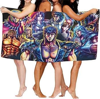 値下げ♪ まとめ売り 12枚 北斗4兄弟 レジャーバスタオル DD北斗の拳