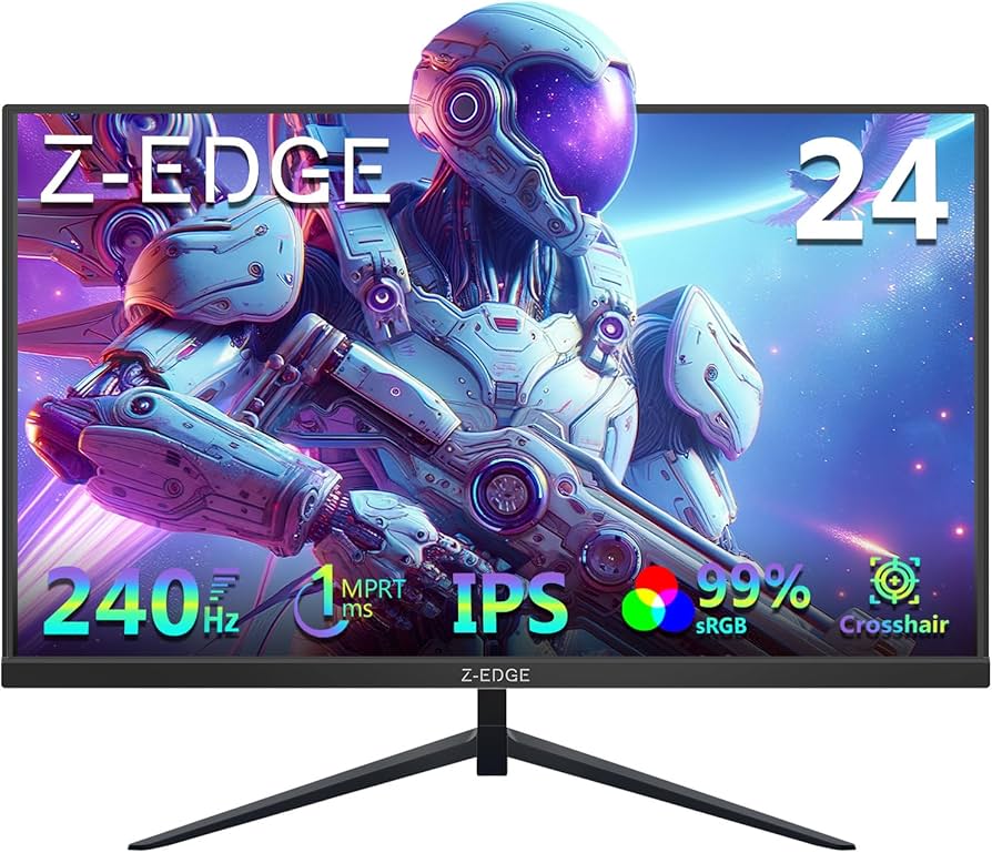 Amazon.com: Z-Edge 24 inch 240Hz 165Hz Gaming Monitor, FHD 1080p
