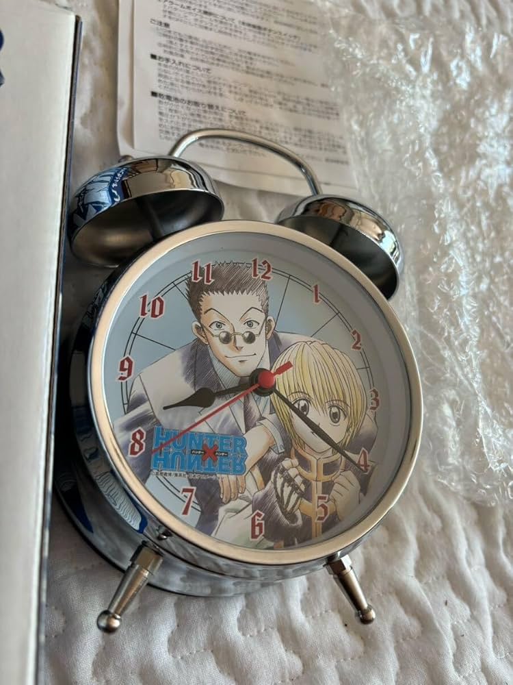 Amazon.co.jp: HUNTER×HUNTER 目覚まし時計 レオリオ クラピカ : ホビー