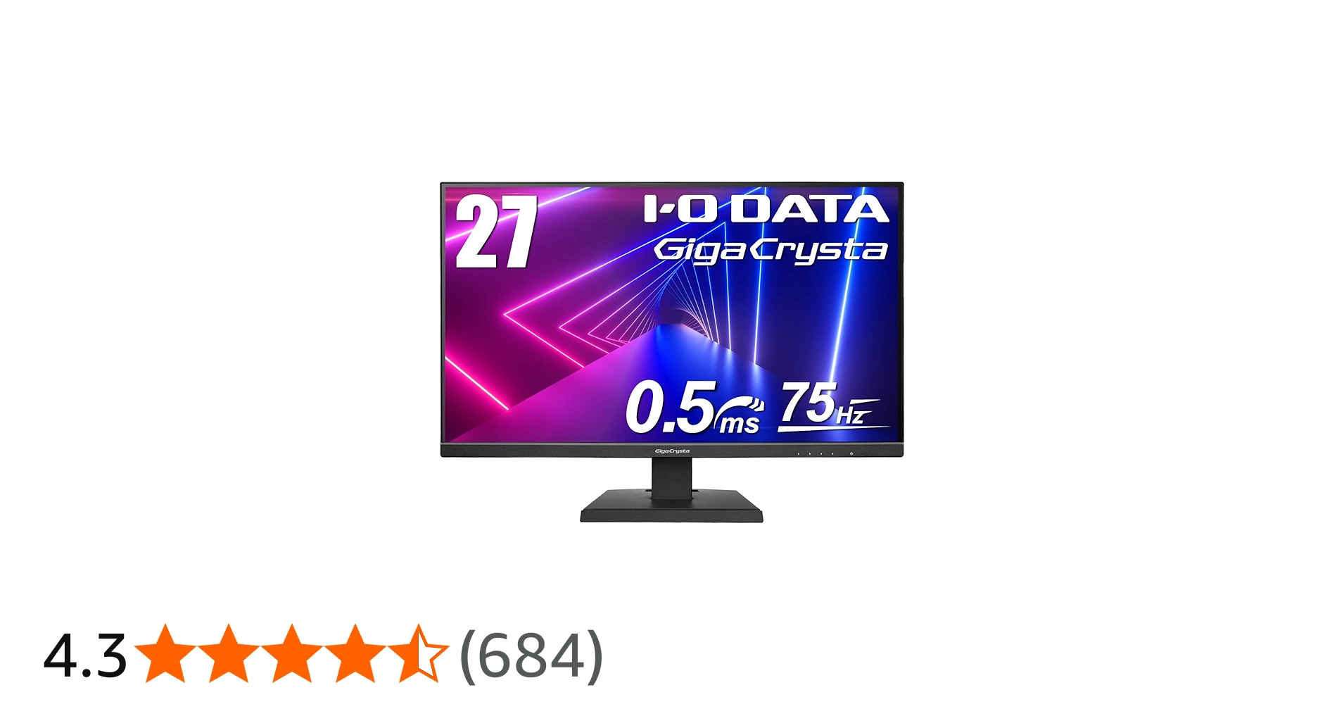 Amazon.co.jp: IODATA ゲーミングモニター 27インチ SVGA GigaCrysta