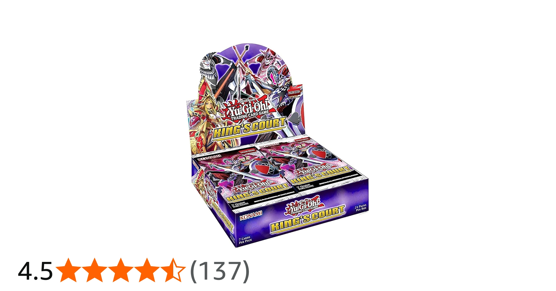 Amazon.co.jp: 遊戯王 キングズコート ブースターボックス (24パック