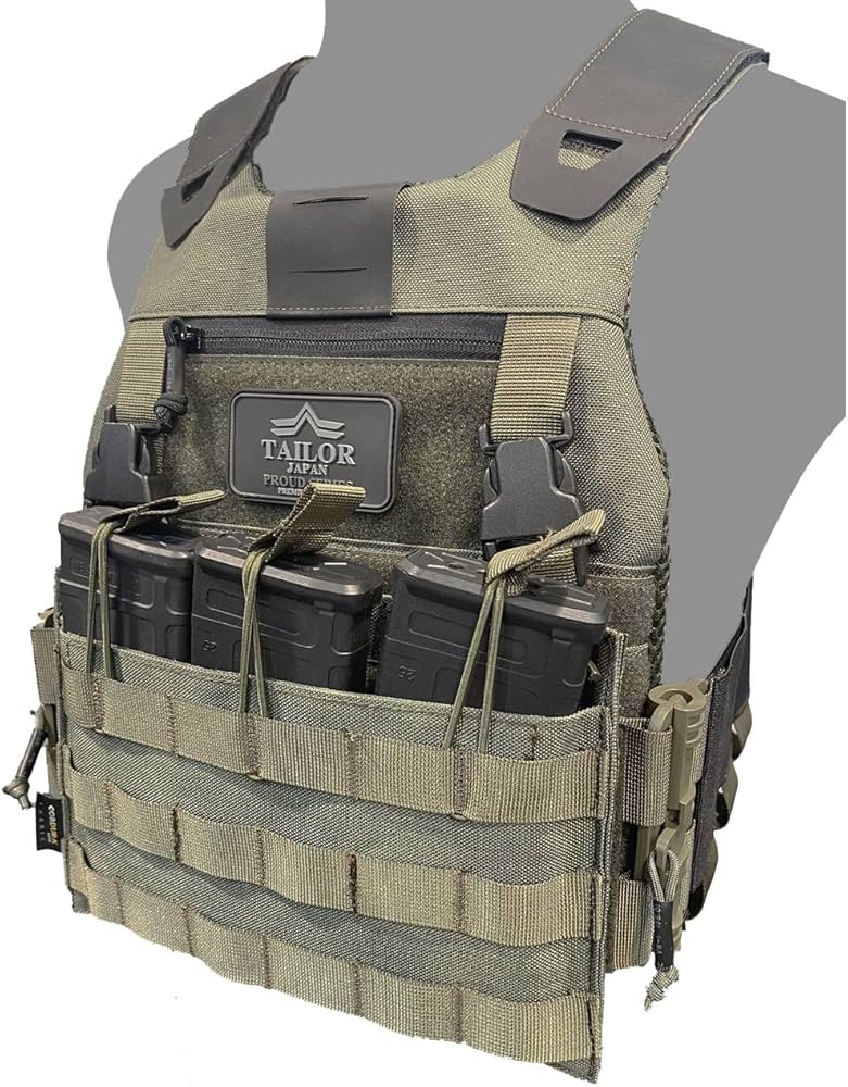 最後tactical assault gear TAG 初期型OD プレキャリ tactical assault