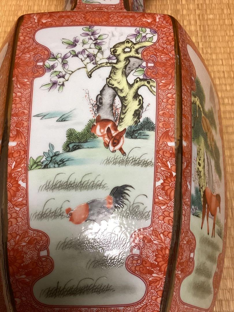 中国美術 古玩 宜钧釉花瓶 壺 置物 中国美術 古玩 宜钧釉花瓶