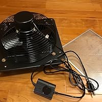 Amazon.co.jp: Hon&Guan 換気扇 300mm 有圧換気扇 10段階スピード