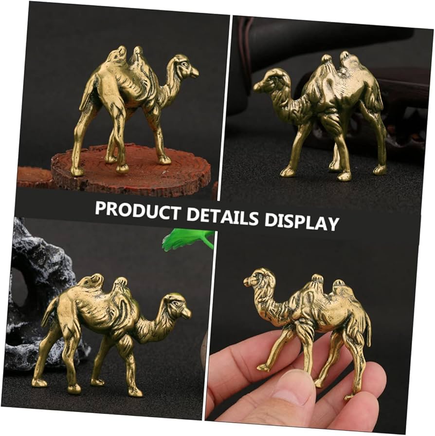 輸入雑貨】【本革】アニマル「ラクダ」のディスプレイ