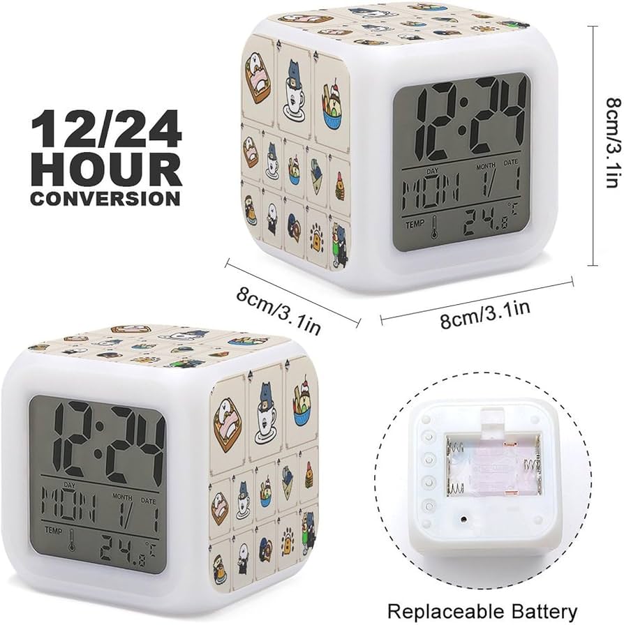 Amazon.co.jp: お文具さん お文-具とい-っしょ 目覚まし時計 カラー