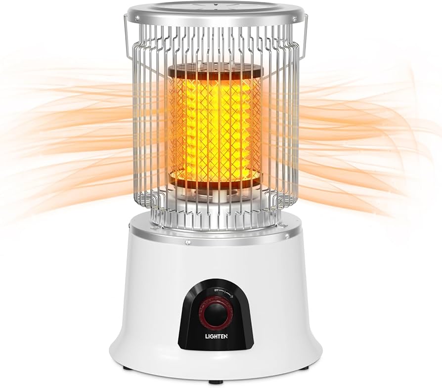 Amazon | CHISYOU 電気ストーブ 電気ヒーター 【円柱型＆360度速暖