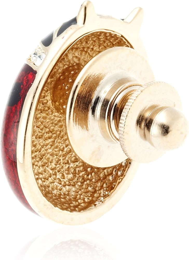 Amazon | [グロッセ] Grosse てんとう虫 ブローチ [保証書付] GJ30163