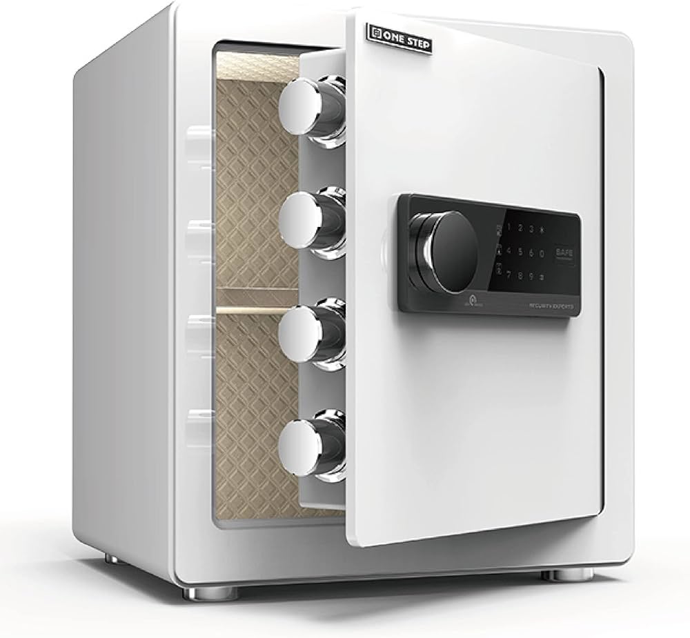 Amazon.co.jp: ONE STEP 金庫 家庭用 小型 セキュリティーボックス