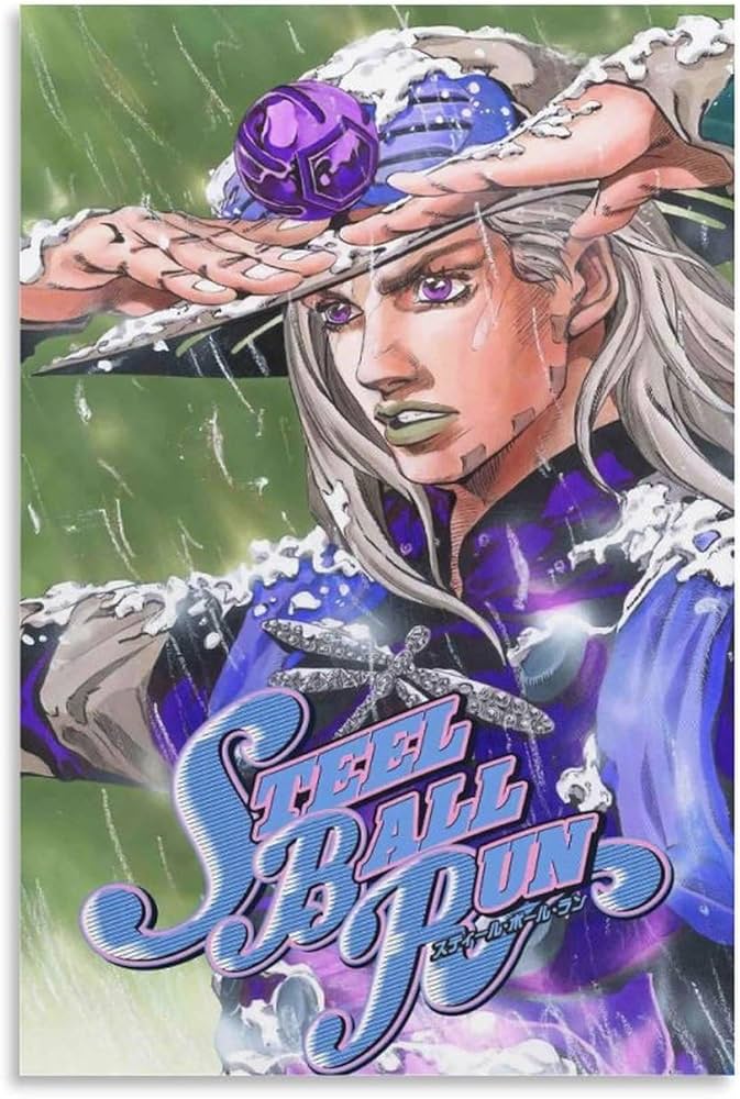 ジョジョキャラバン ポスター 3種 スティール・ボール・ラン B2