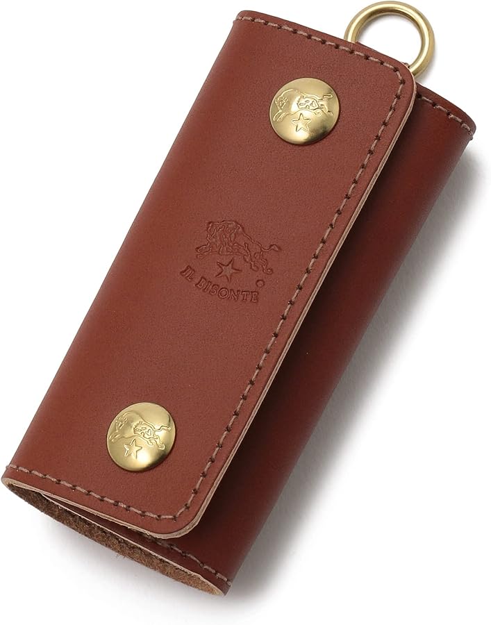 IL BISONTE レザー 筆箱 ブラウン IL BISONTE レザー 筆箱 ダーク