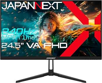 Amazon.co.jp: JAPANNEXT 24.5インチ ゲーミングモニター 240Hz 1ms