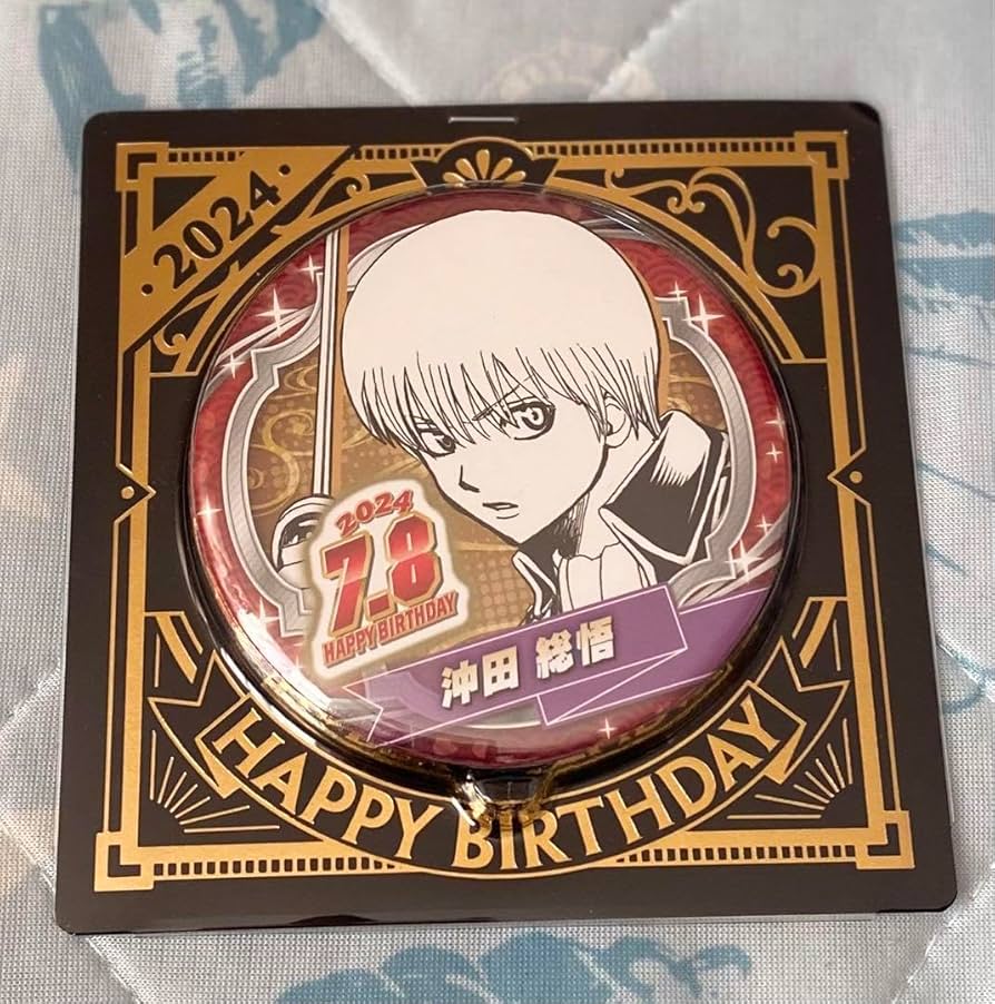 銀魂 大銀魂展 コレクション 原作 缶バッジ HEROS ヒーローズ 沖田総悟