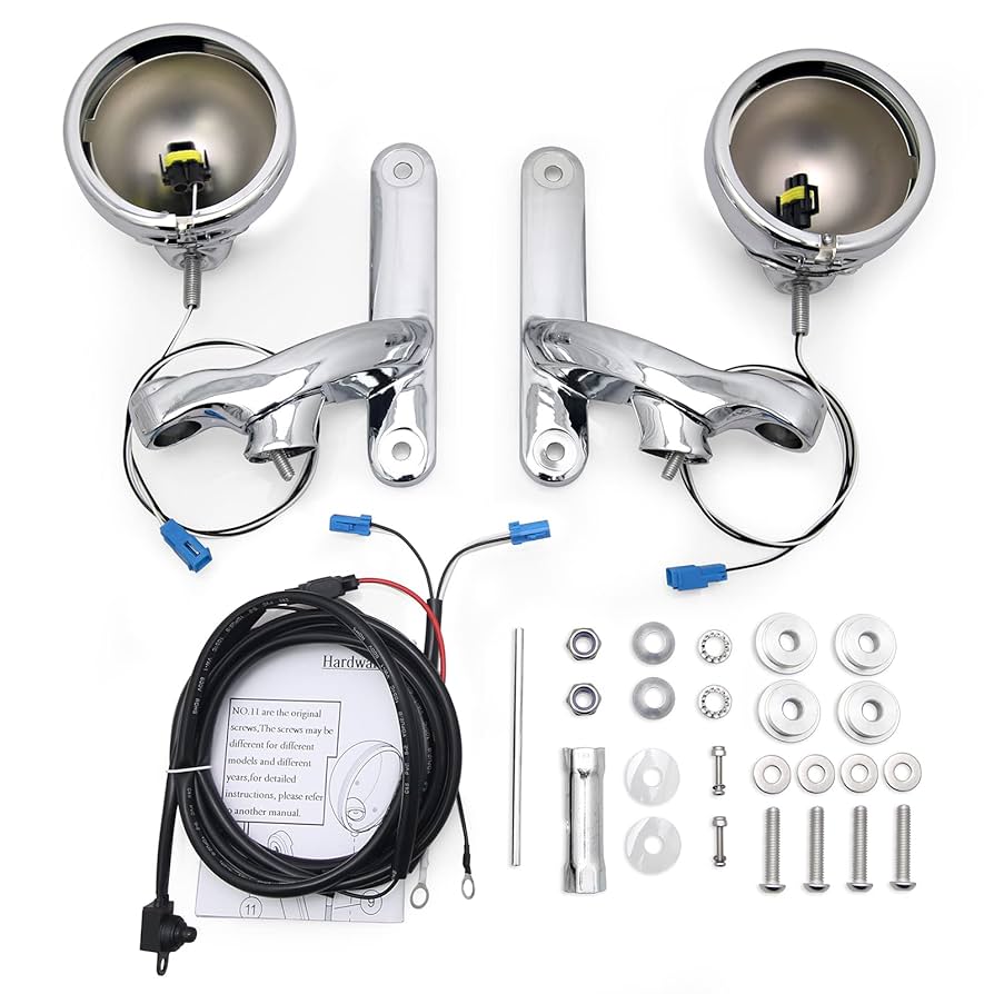 パトライト 回転灯 青 パイプクランプステー付き ハーレー パトライト