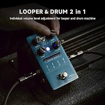 Amazon.com: FLAMMA FS01 Drum Machine & Phrase Loop Pedal Guitar