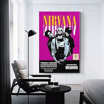 ニルヴァーナ B2ポスター タワーレコード カートコバーン NIRVANA 特典