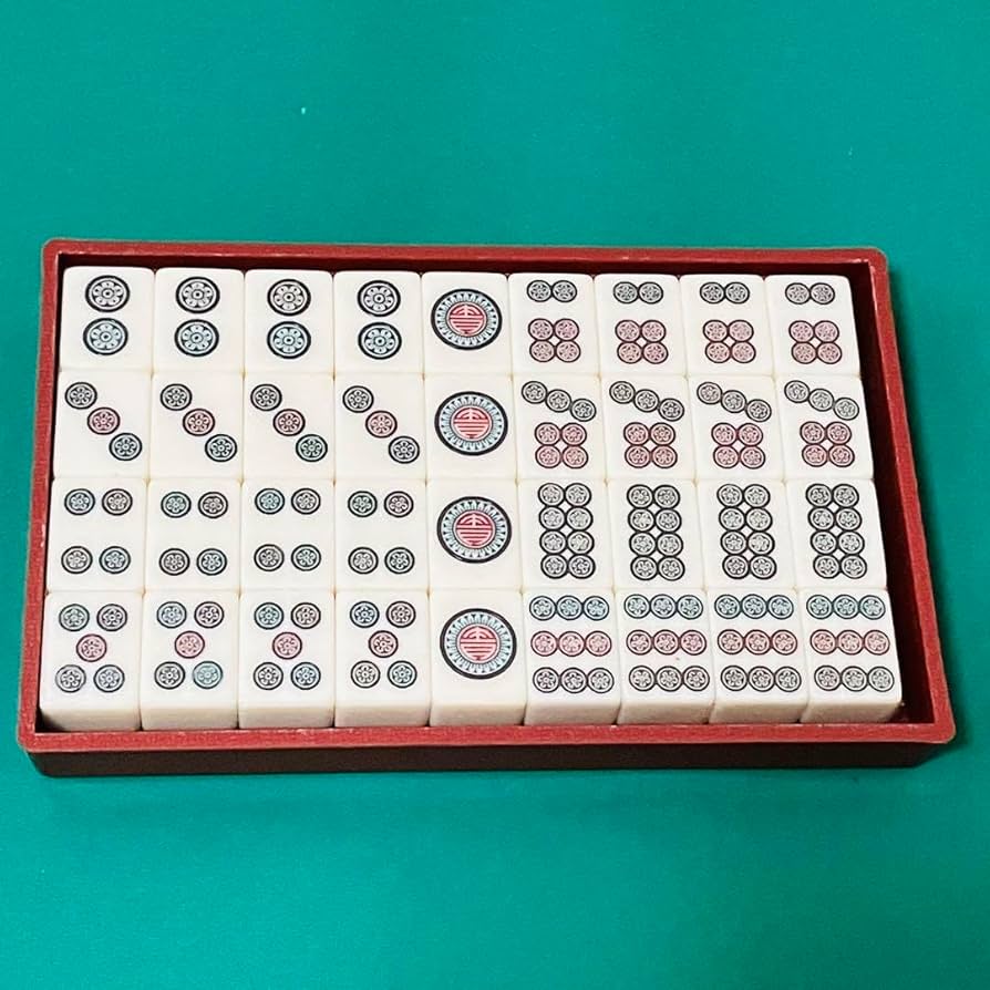 超希少レア】麻雀 ミズノ 丸一 3色牌 ドラゴン ダイヤ 保証票付 超