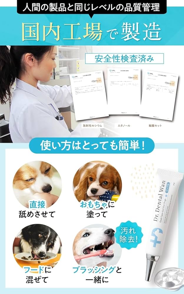 Dr. Dental Wan 歯磨き粉 4本セット + 歯ブラシ 【公式通販】