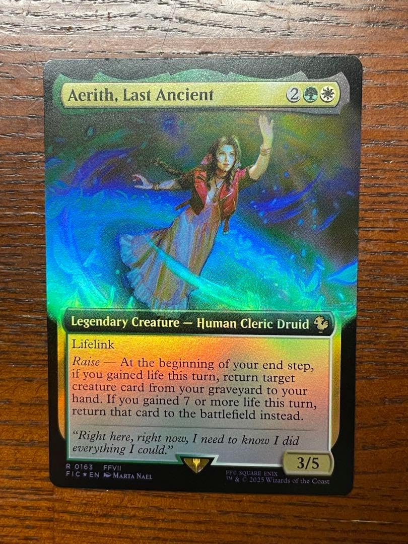 最後の古代種エアリス/Aerith, Last Ancient拡張foil 英語 Aerith