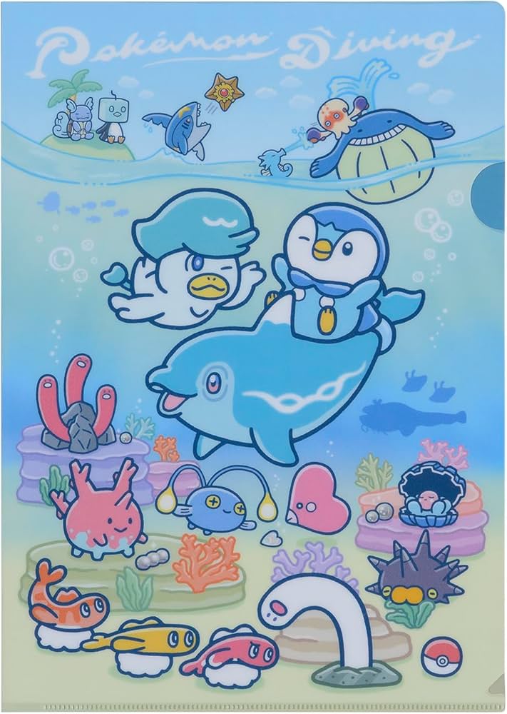 Amazon.co.jp: ポケモンセンターオリジナル A4クリアファイル3枚セット