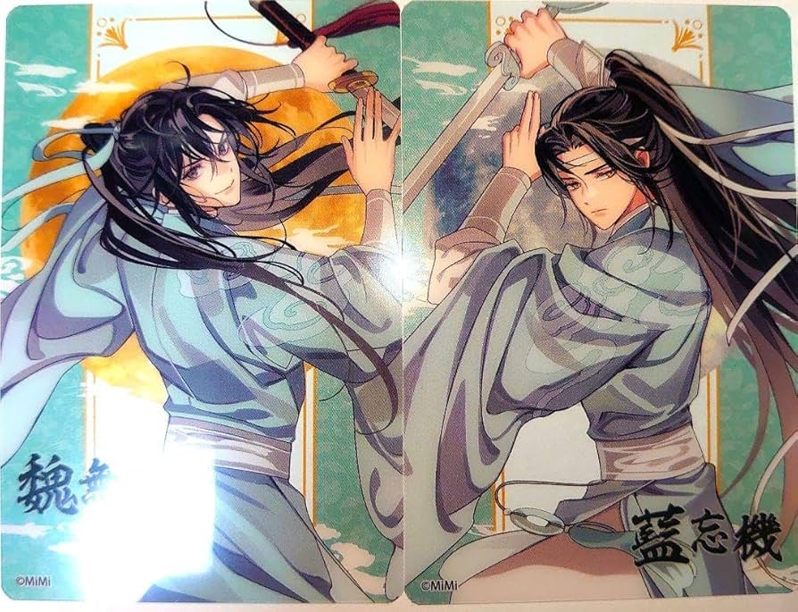 魔道祖師 グリッター扉絵缶バッジ vol.1魏無羨 藍忘機 忘羨