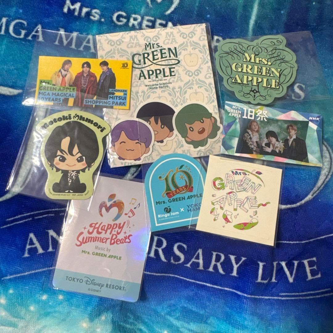 ミセスグリーンアップル ステッカー セット ミセスグリーンアップル