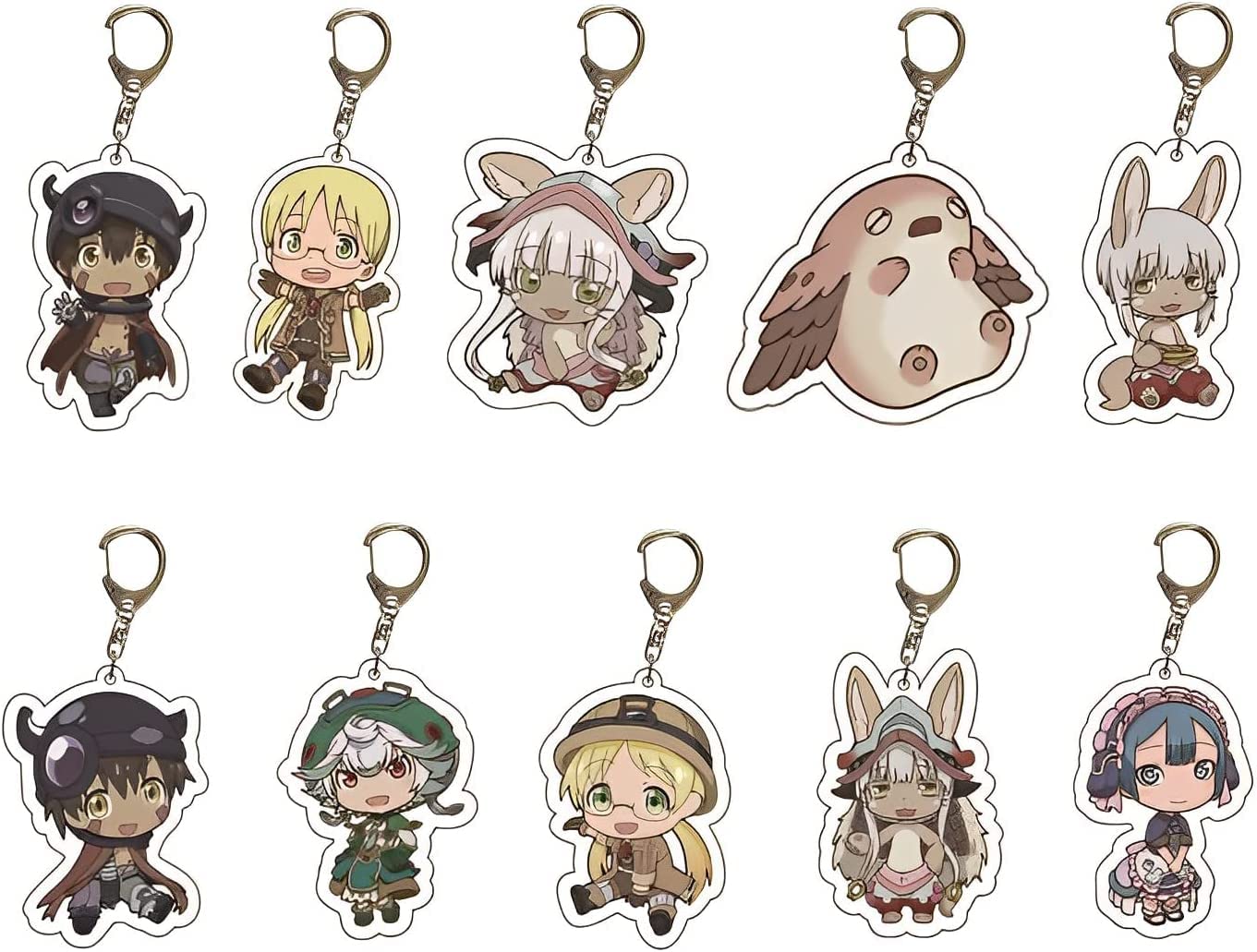 メイドインアビス ようちえん マルイ 缶バッジ ハート缶 マスコット