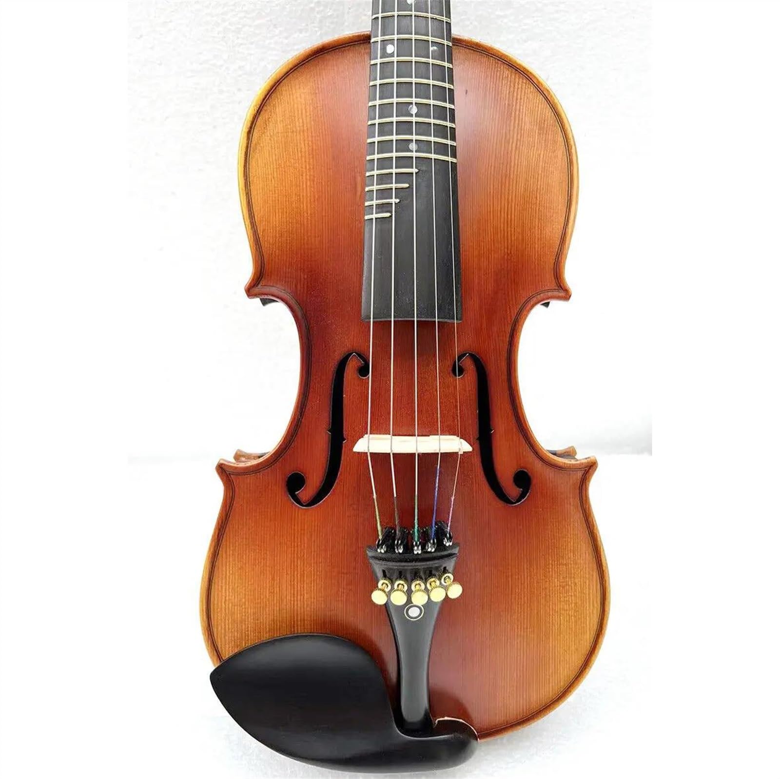 オレンジ色 バイオリン 4弦 ケース付き オレンジ色 バイオリン 4弦