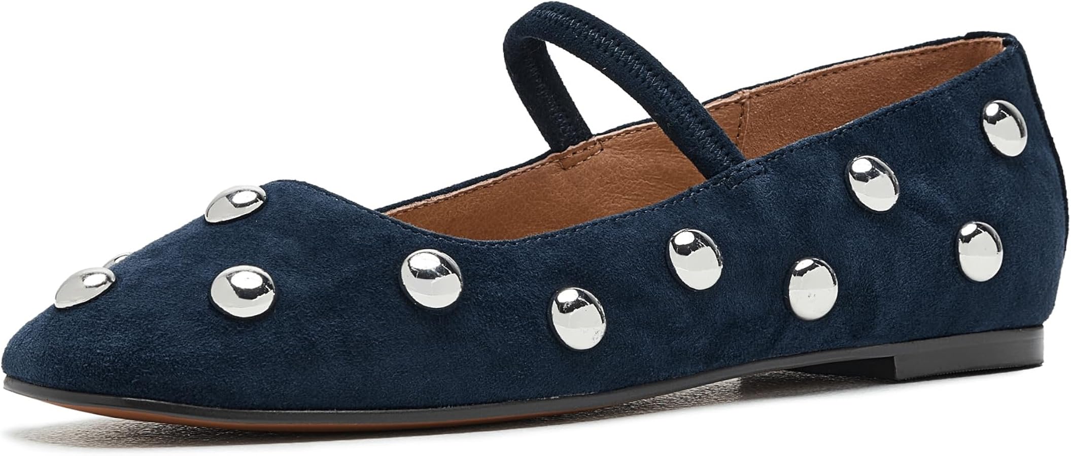 Amazon.com | Madewell Women's Greta Elastic Mary Jane - Dome Stud