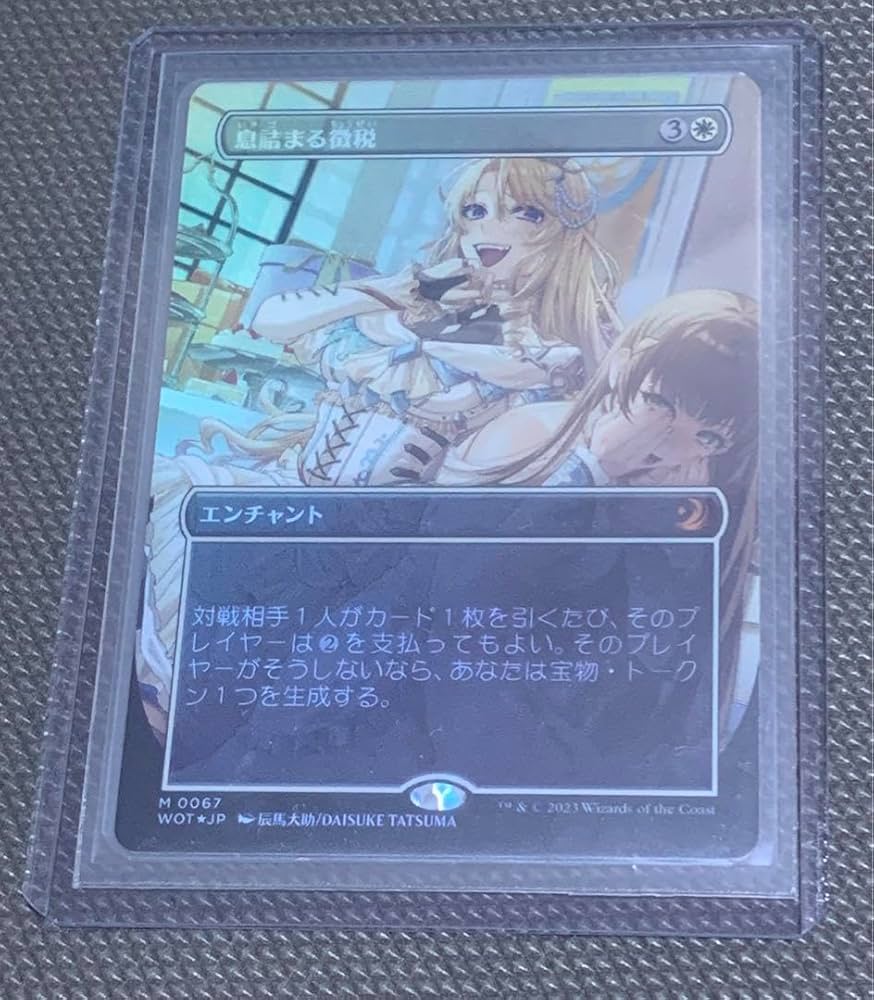 MTG 息詰まる徴税 ボーダーレス 日本語 エルドレインの森おとぎ話 MTG