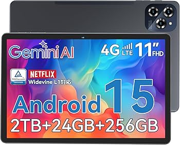 Amazon.co.jp: 【タブレット 11インチ SIMフリー】TABWEE Android 15
